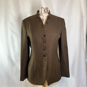 NYP Suits Brown Vintage Houndstooth Women’s Blazer